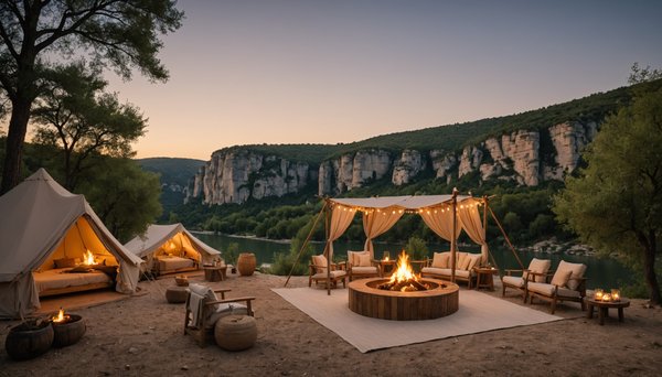 Ardeche atouts camping luxe au bord riviere