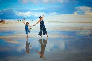 plage famille